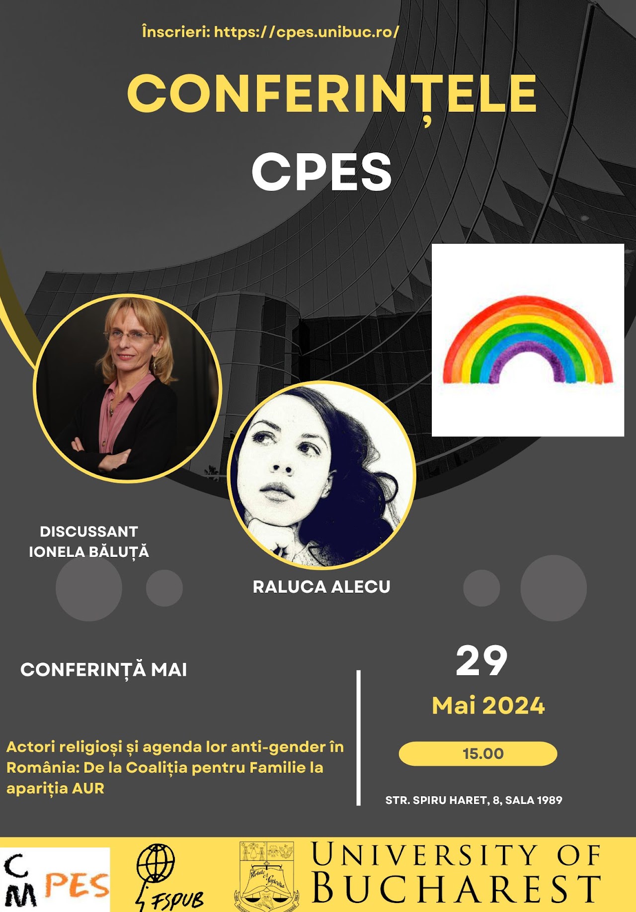 [29 mai 2024, 15.00 – 17.00] Conferința CPES Actori religioși și agenda ...